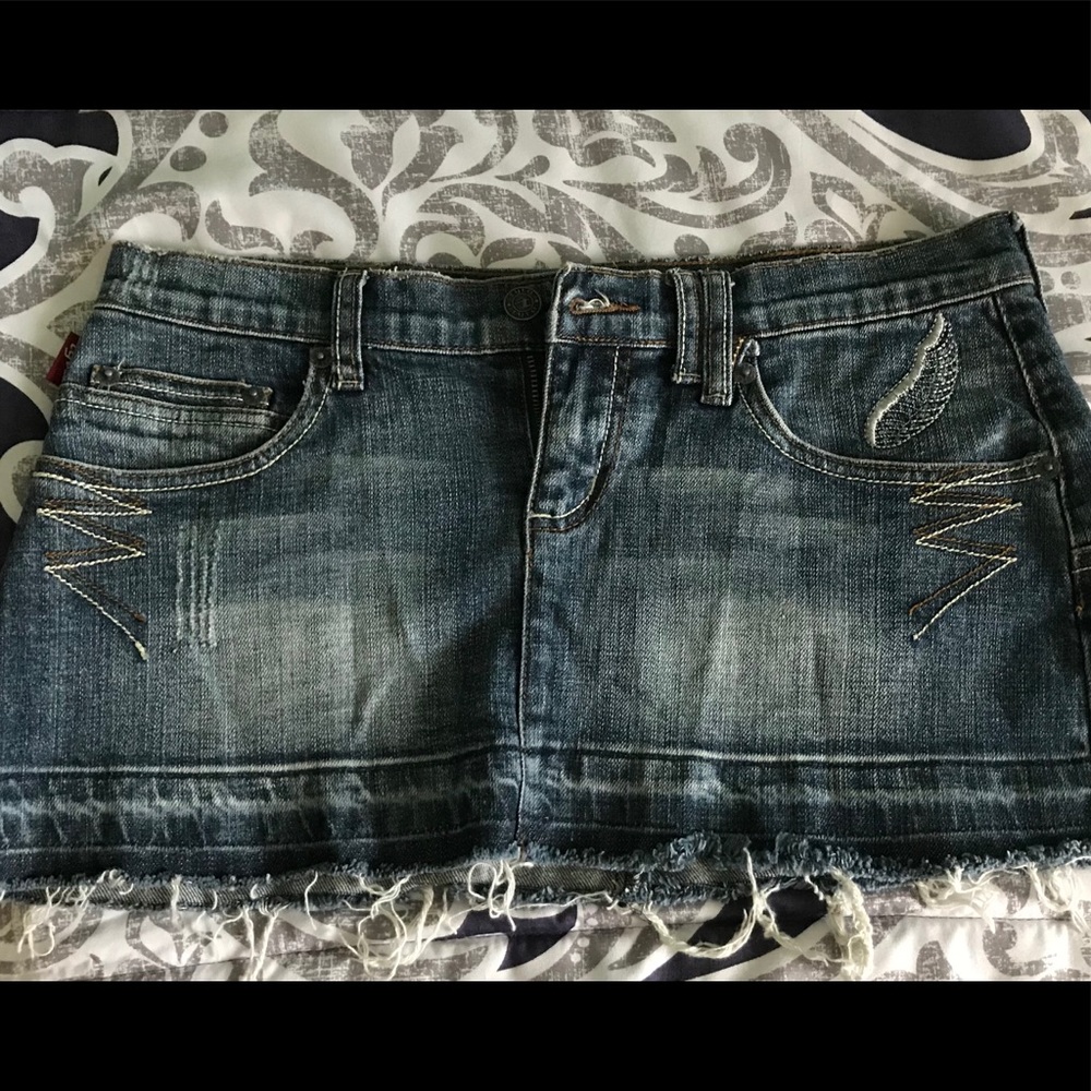 Tyte denim jean skirt